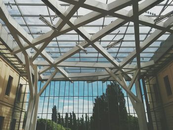 Low angle view of modern building