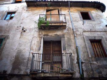 Low angle view of old building