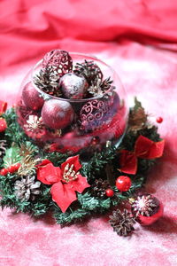 Close-up of christmas decoration