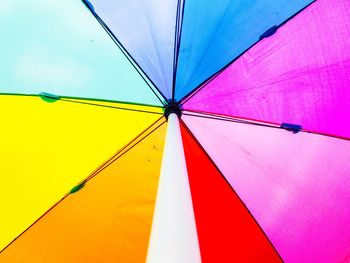 Full frame shot of colorful umbrella