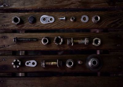 Close-up of machine part