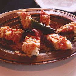 Close-up of food in plate