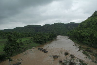 Scenic view of landscape against sky