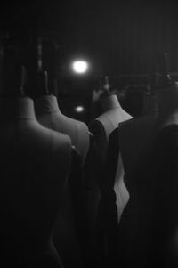 Full length of woman at night