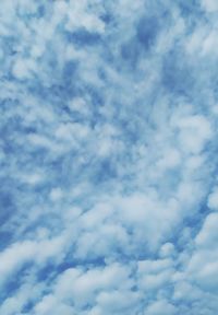 Low angle view of clouds in sky