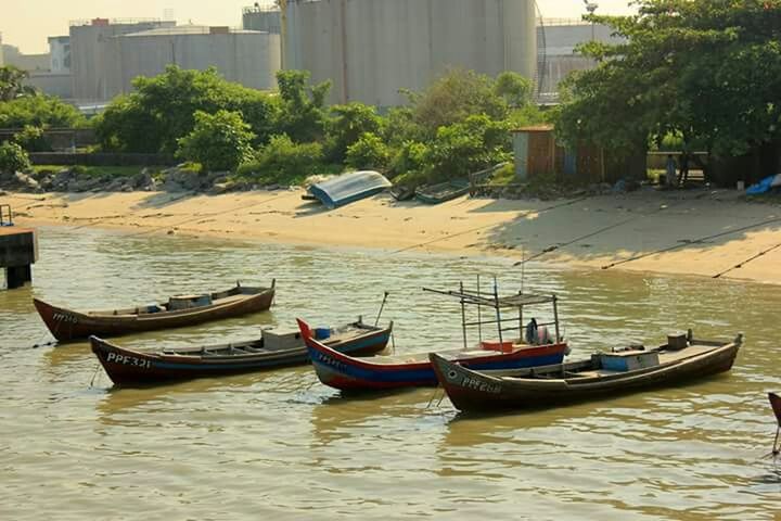 nautical vessel, boat, water, moored, transportation, mode of transport, waterfront, tree, building exterior, built structure, architecture, day, outdoors, river, nature, rippled, no people, incidental people, in a row, lake