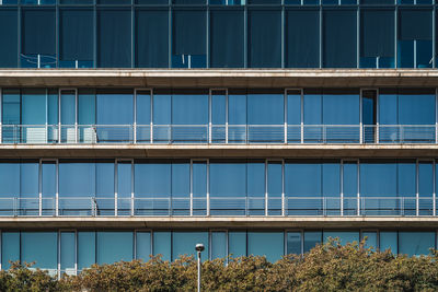 Low angle view of modern building