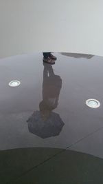 Reflection of trees in water