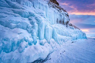 Beautiful ice formations ii lake baikal - russia 