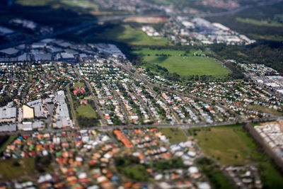 Aerial view of cityscape