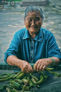 Portrait of senior woman