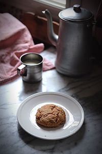 High angle view of coffee on table