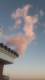 Low angle view of building against sky