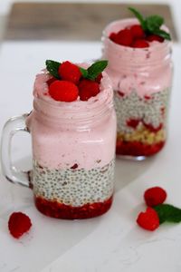 Close-up of strawberries in glass on table