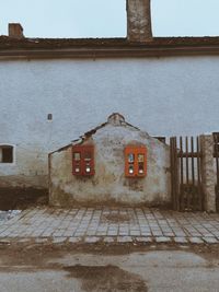 House against sky