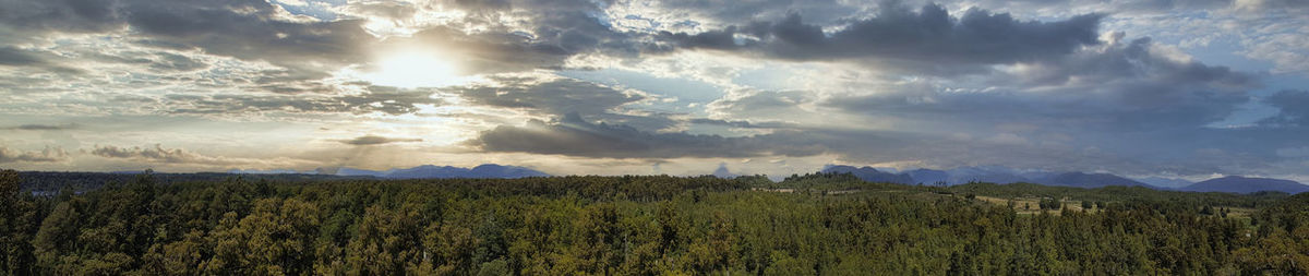 Panoramic view of landscape against sky