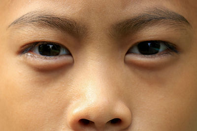 Close-up portrait of human eye