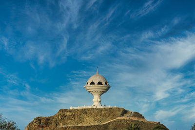 Low angle view of building against sky