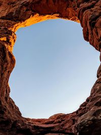 Natural arch in utah