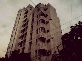 Low angle view of building against sky