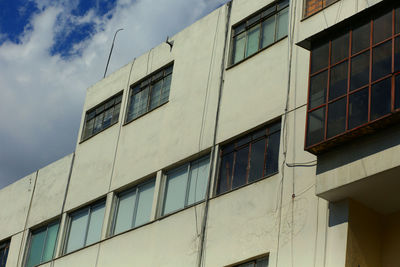 Low angle view of building against sky