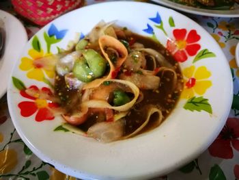 Close-up of salad in bowl