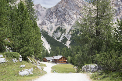 Scenic view of mountains