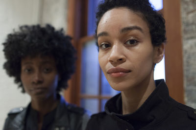 Portrait of two young women