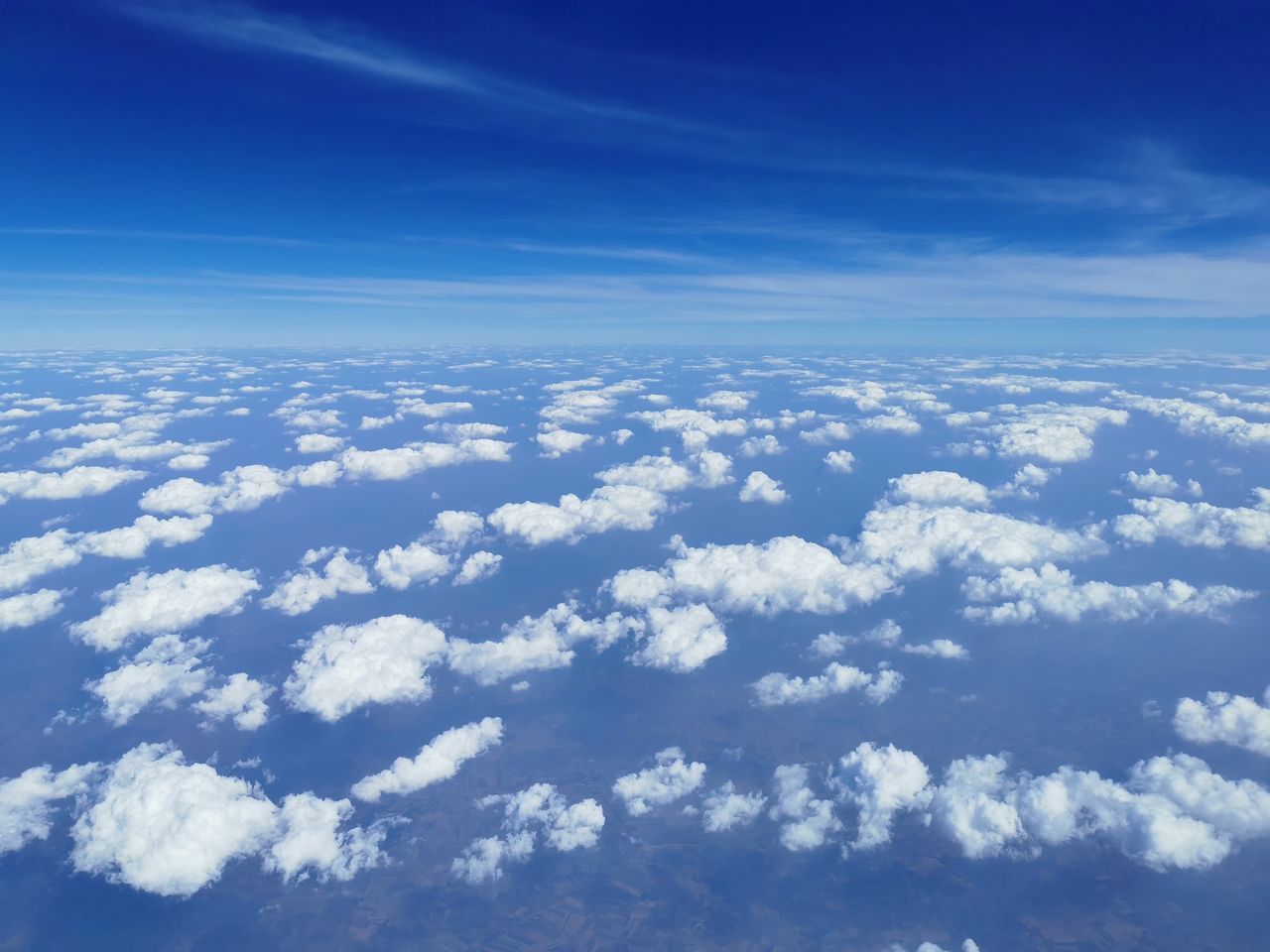 AERIAL VIEW OF CLOUDSCAPE