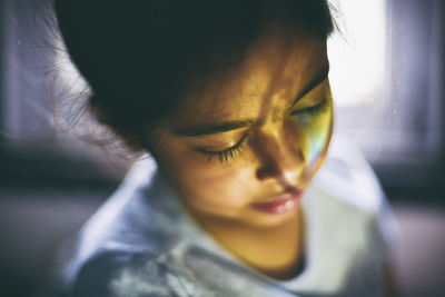 Close-up of boy