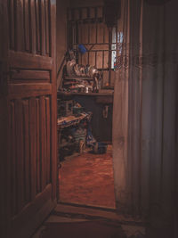 Entrance of building