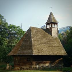 View of temple against sky