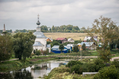 View of rural town