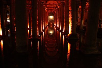 Illuminated corridor