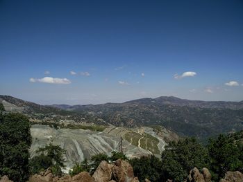 Aerial view of landscape