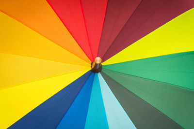 Full frame shot of multi colored umbrella