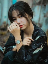 Portrait of a young woman