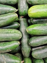 Full frame shot of vegetables cucumber