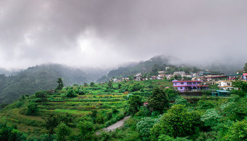 Scenic view of landscape against sky