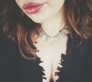 Close-up of young woman