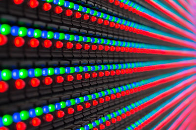 Full frame shot of multi colored lights