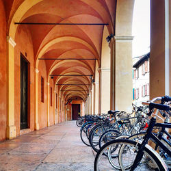 Corridor of building