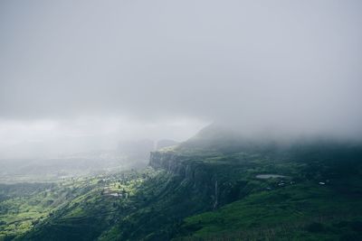 Scenic view of landscape against sky