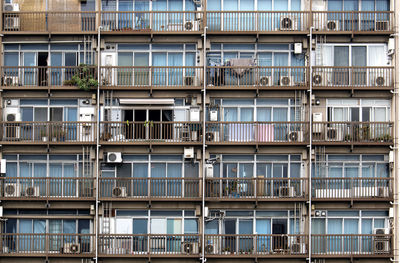 Full frame shot of residential building