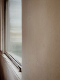 Close-up of window on wall