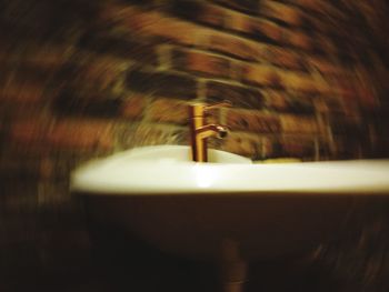 Close-up of water from faucet