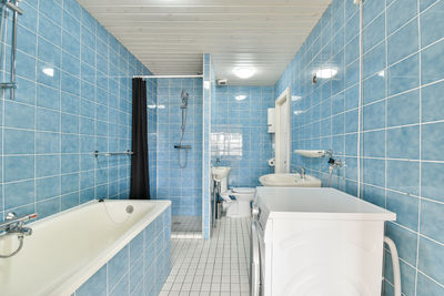Close-up of water in bathroom