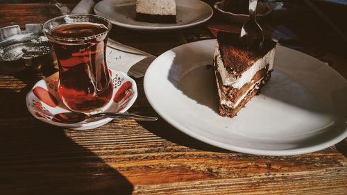 Close-up of drink on table