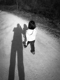 Shadow of two people