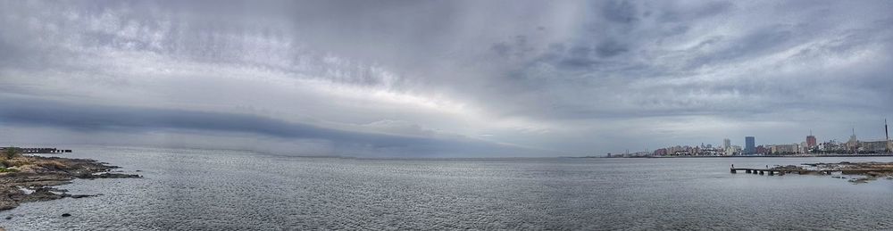 Panoramic view of sea against sky